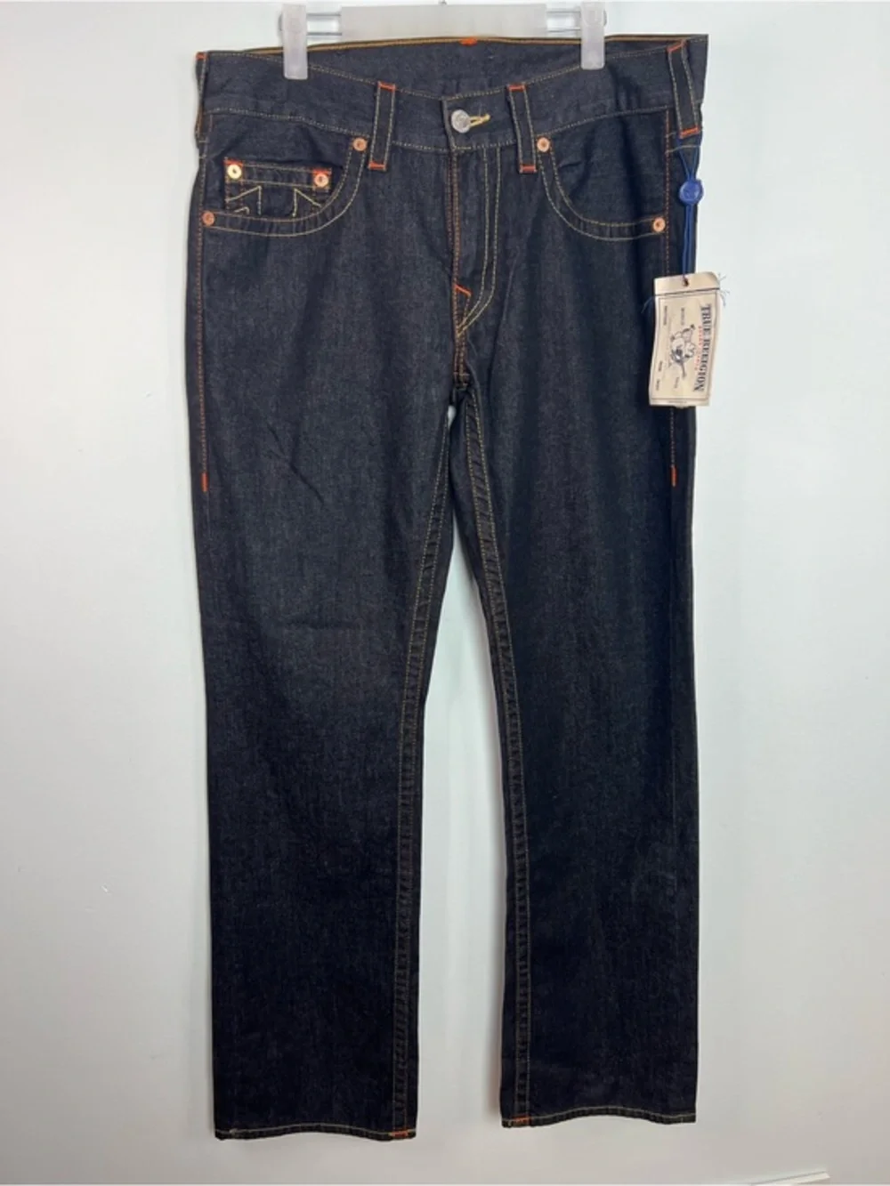 True Religion Ricky Straight Jeans Dark Wash NWT Men’s 33x34